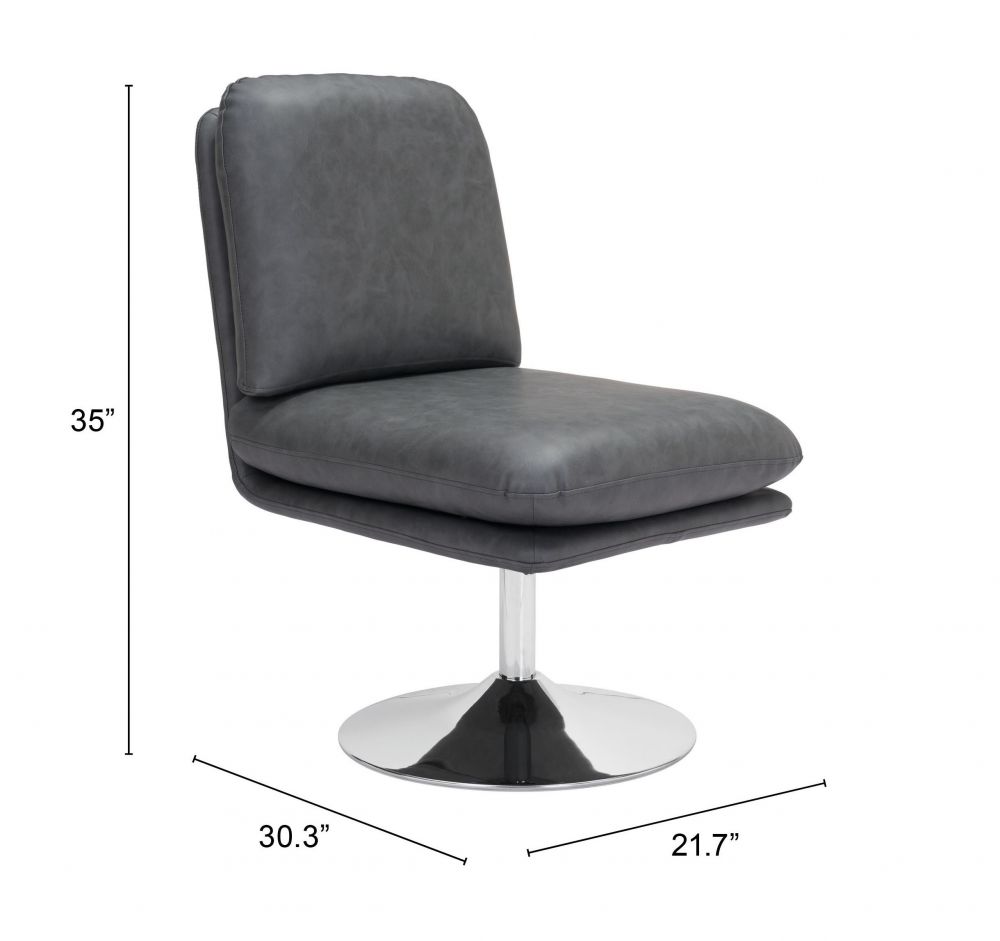 Zuo Rory Accent Chair Gray 102056