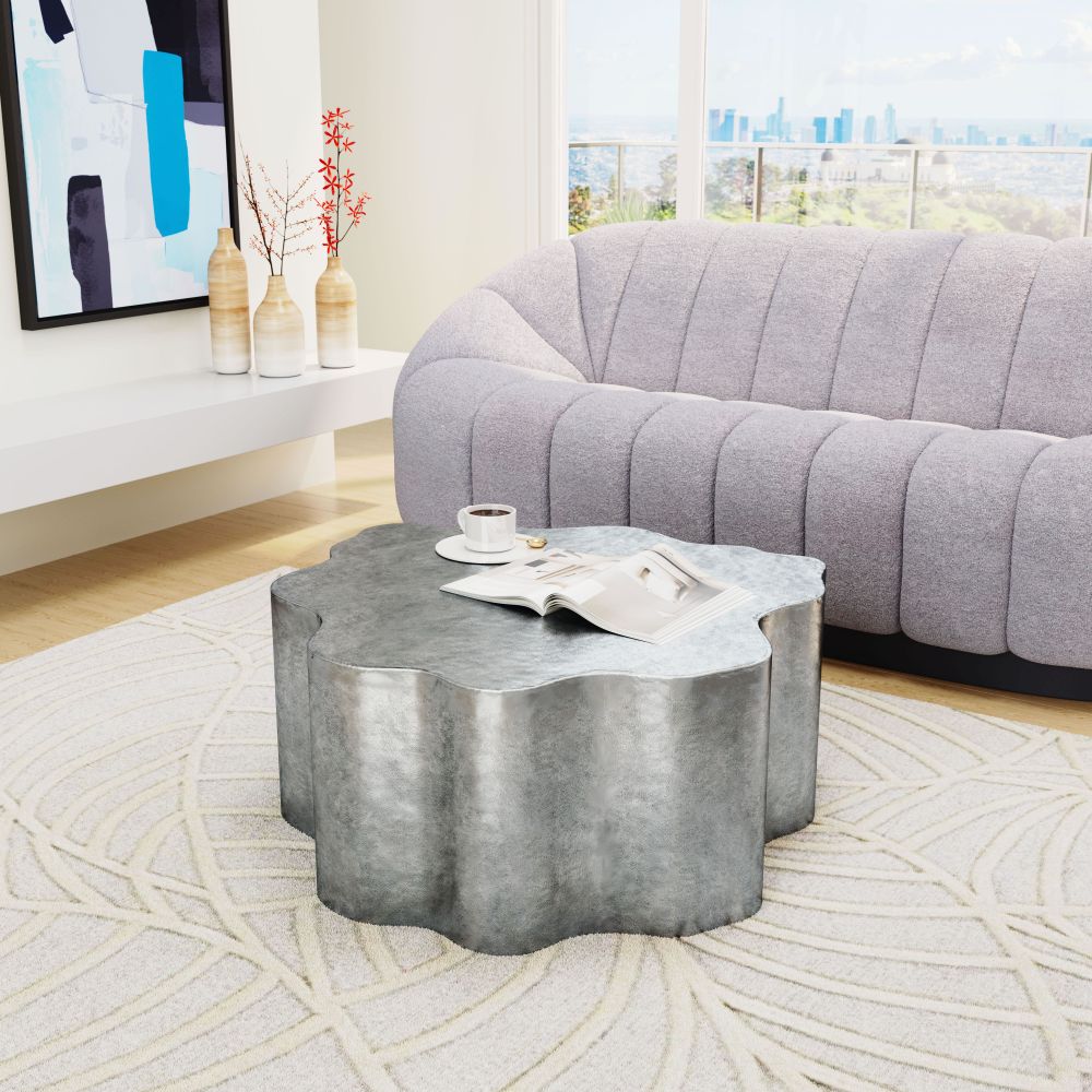 Kortha Coffee Table Antique Silver 109462