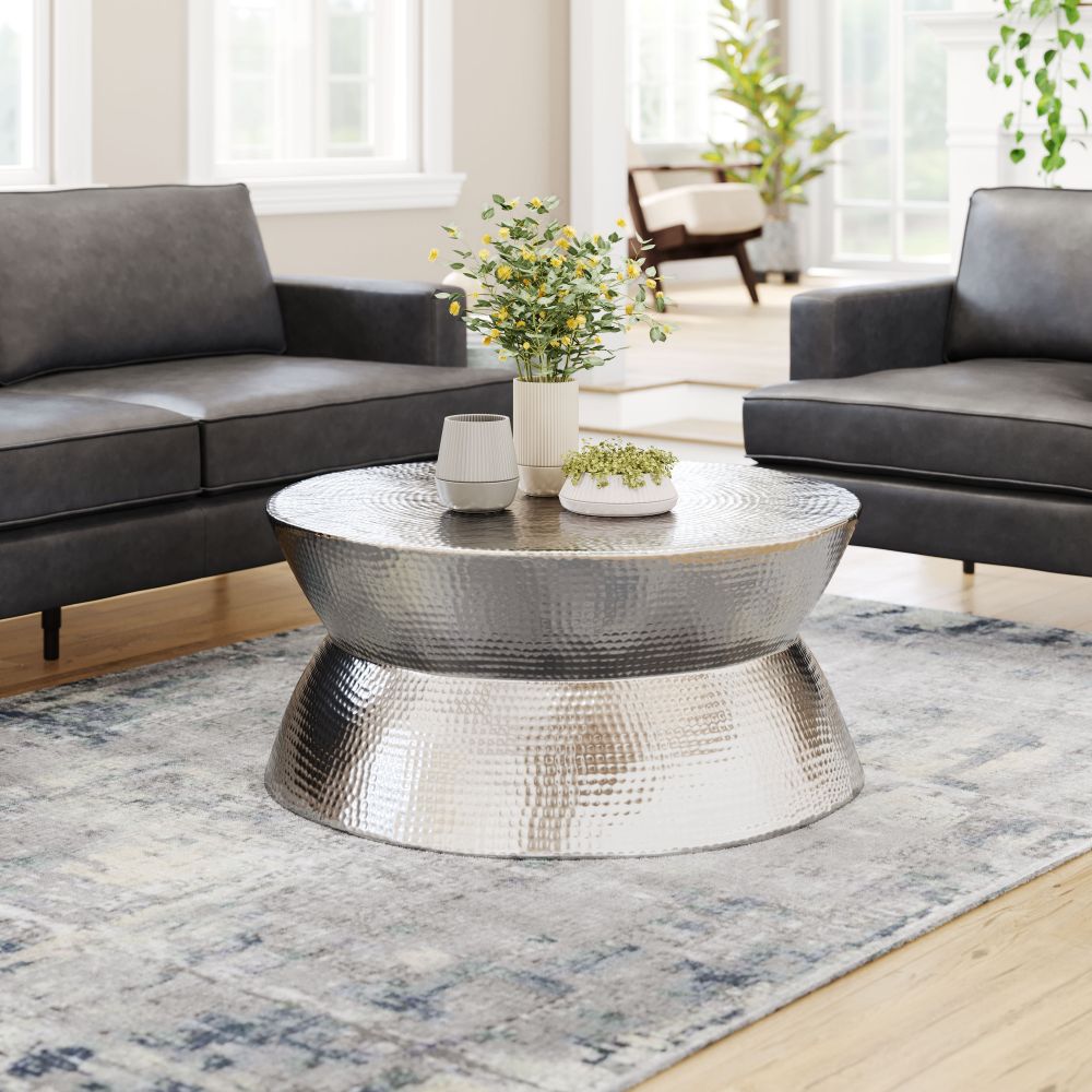 Madryn Coffee Table Silver 109751