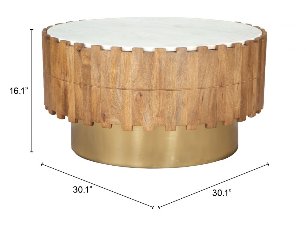 Zuo Bombay Coffee Table Natural 109764
