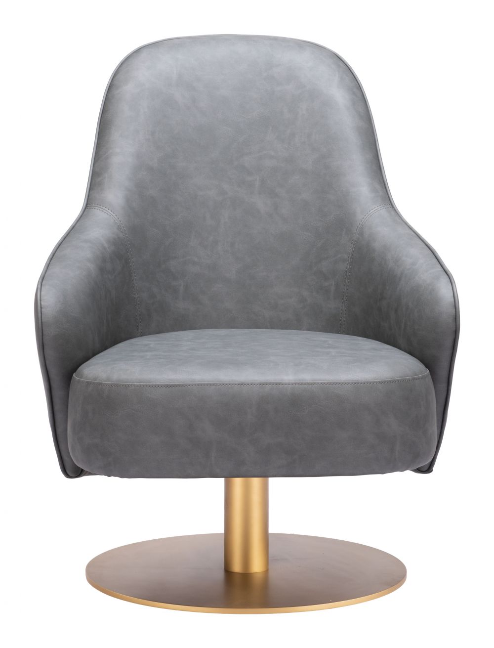 Zuo Withby Accent Chair Gray/Brown 110107 / 110108