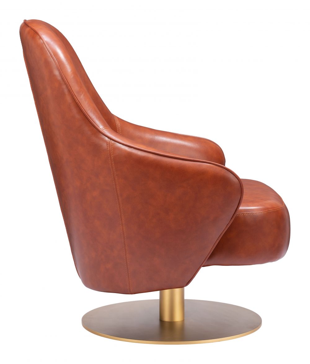 Zuo Withby Accent Chair Gray/Brown 110107 / 110108