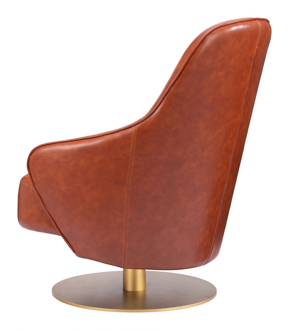Zuo Withby Accent Chair Gray/Brown 110107 / 110108