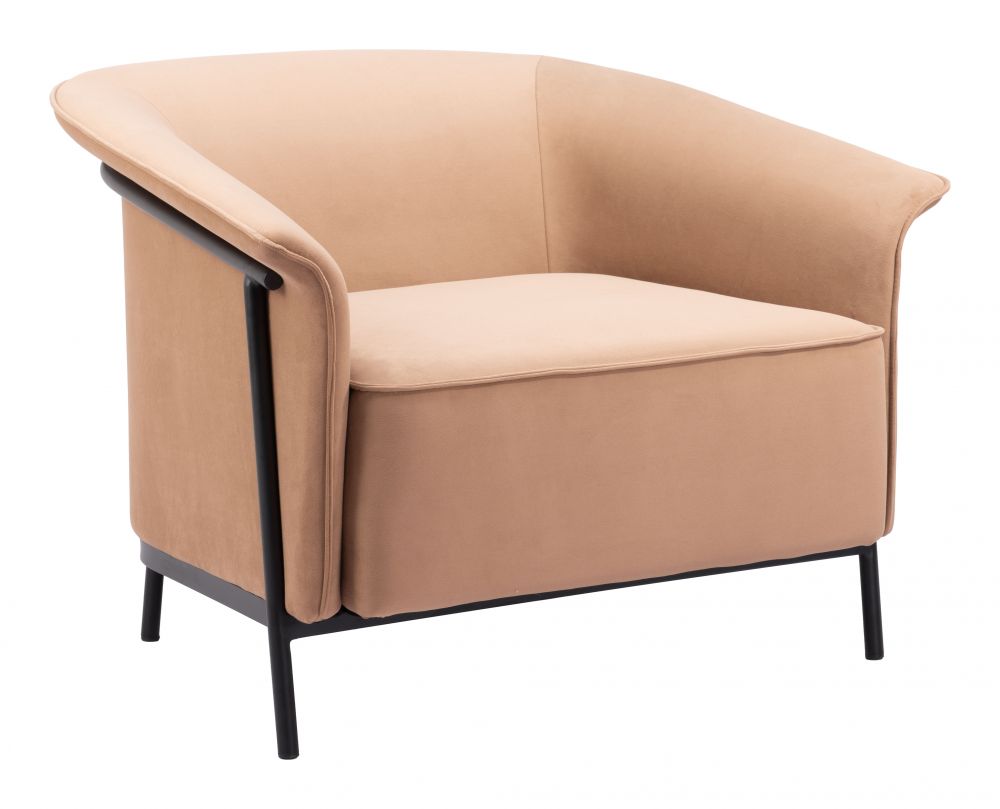 Burry Accent Chair Slate Gray/Tan