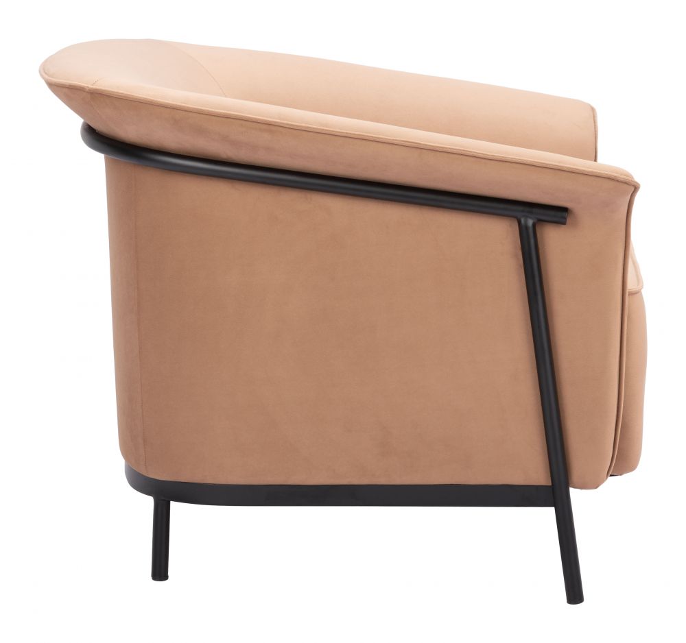 Burry Accent Chair Slate Gray/Tan