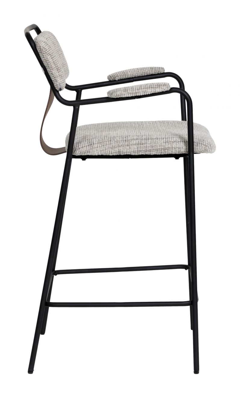 Couva Counter Stool Gray Tweed 110936
