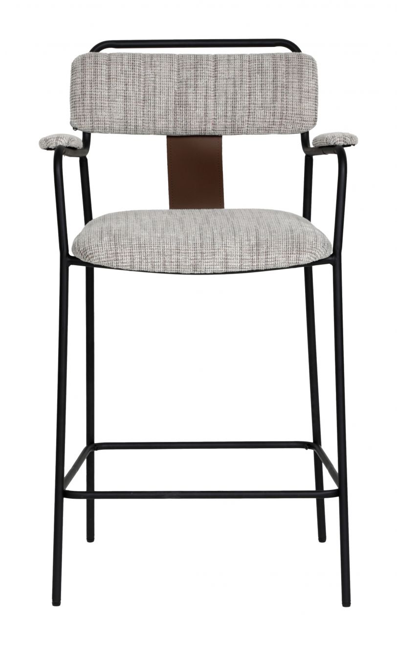 Couva Counter Stool Gray Tweed 110936
