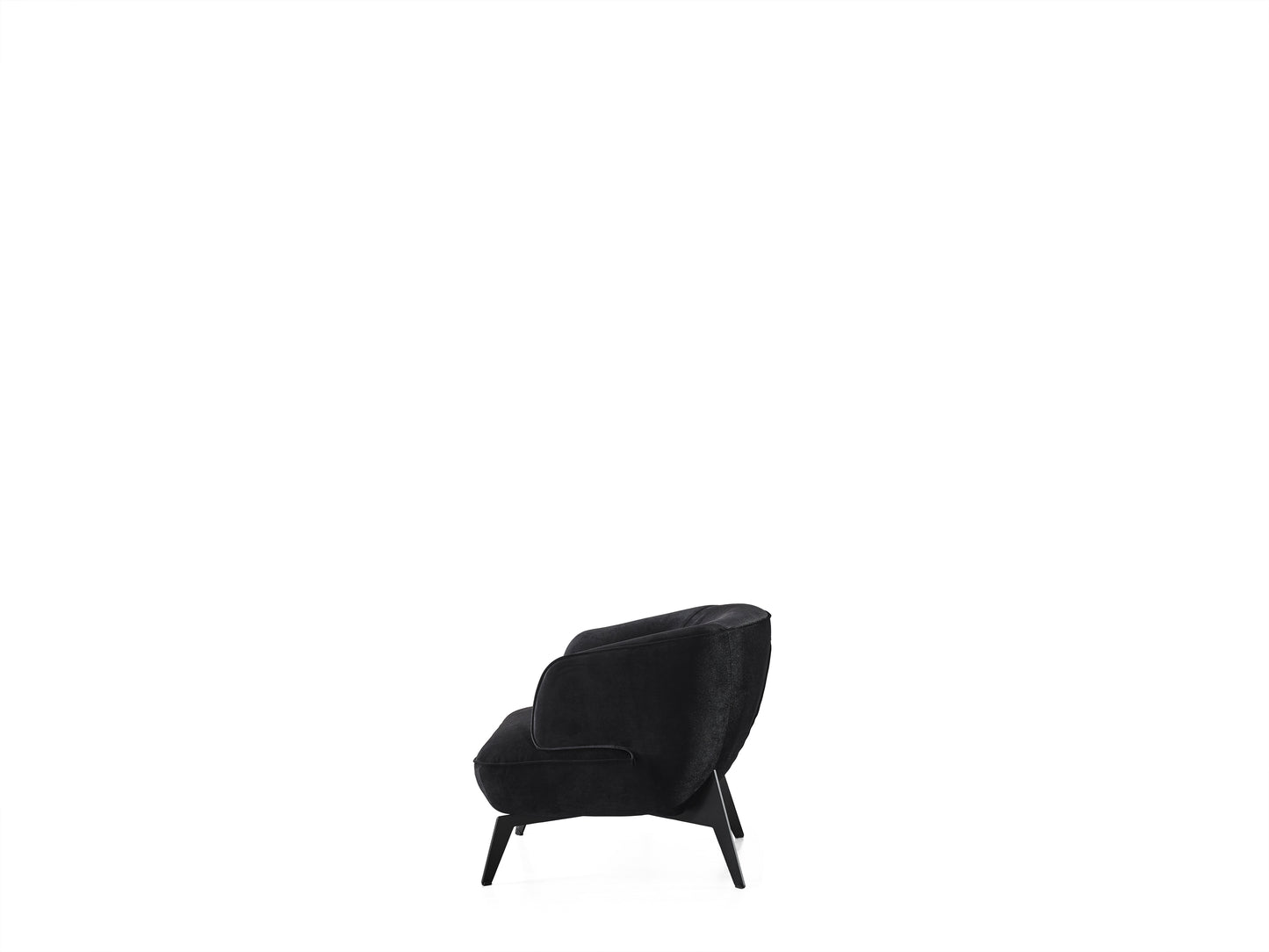 Whiteline Mersin Accent Chair CH1756F-BLK