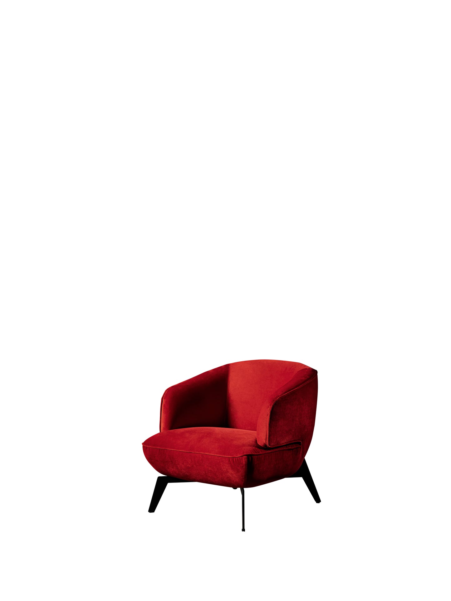 Whiteline Mersin Accent Chair CH1756F-RED