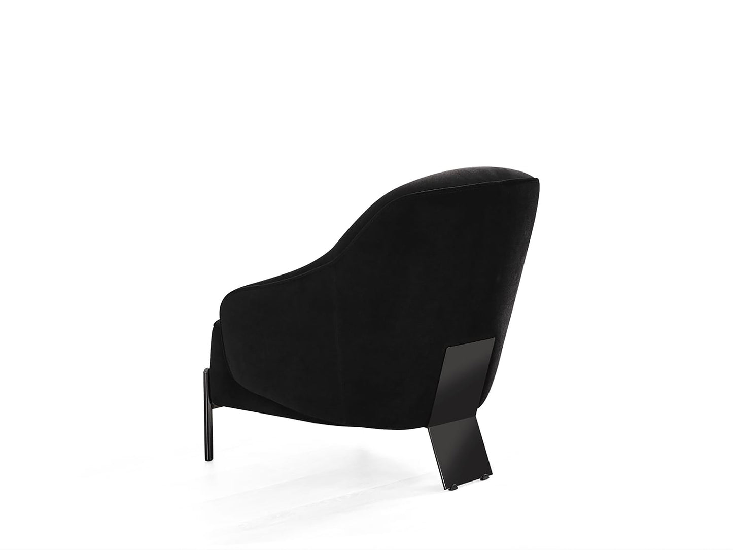 Whiteline Favori Accent Chair CH1840-BLK