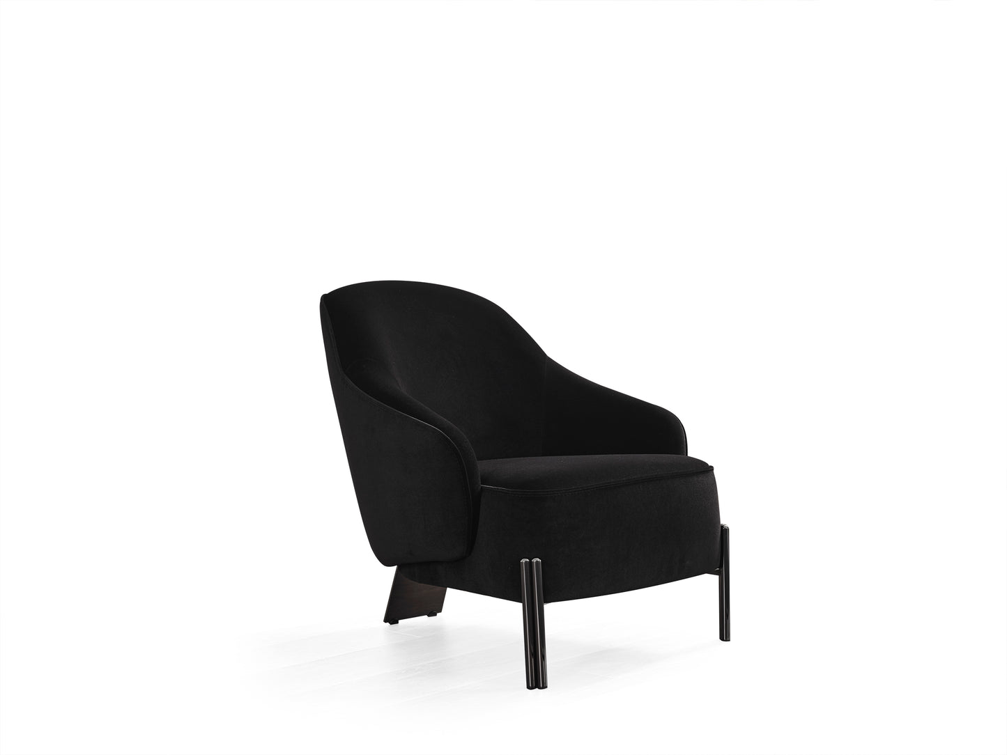 Whiteline Favori Accent Chair CH1840-BLK