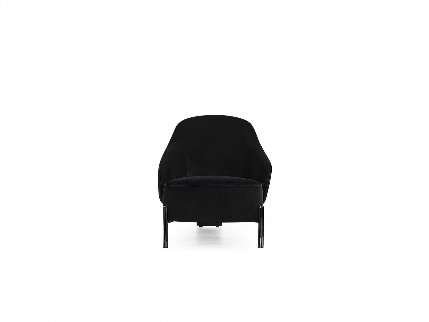 Whiteline Favori Accent Chair CH1840-BLK