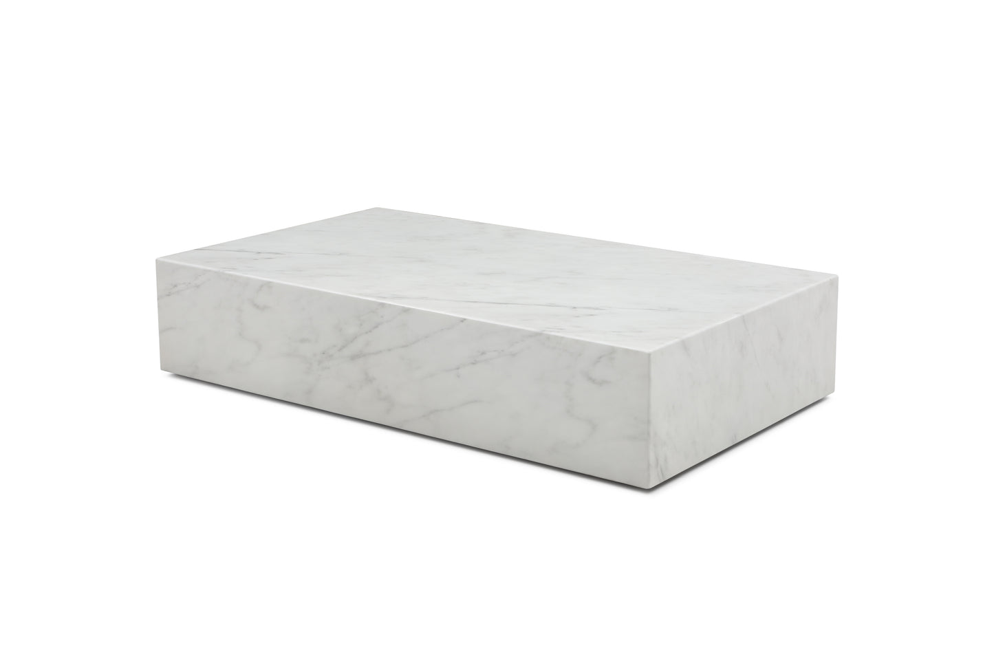 Whiteline Cube Rectangular Coffee Table CT1667R-WHT