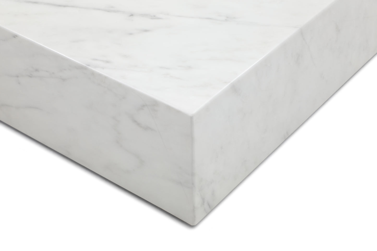 Whiteline Cube Rectangular Coffee Table CT1667R-WHT