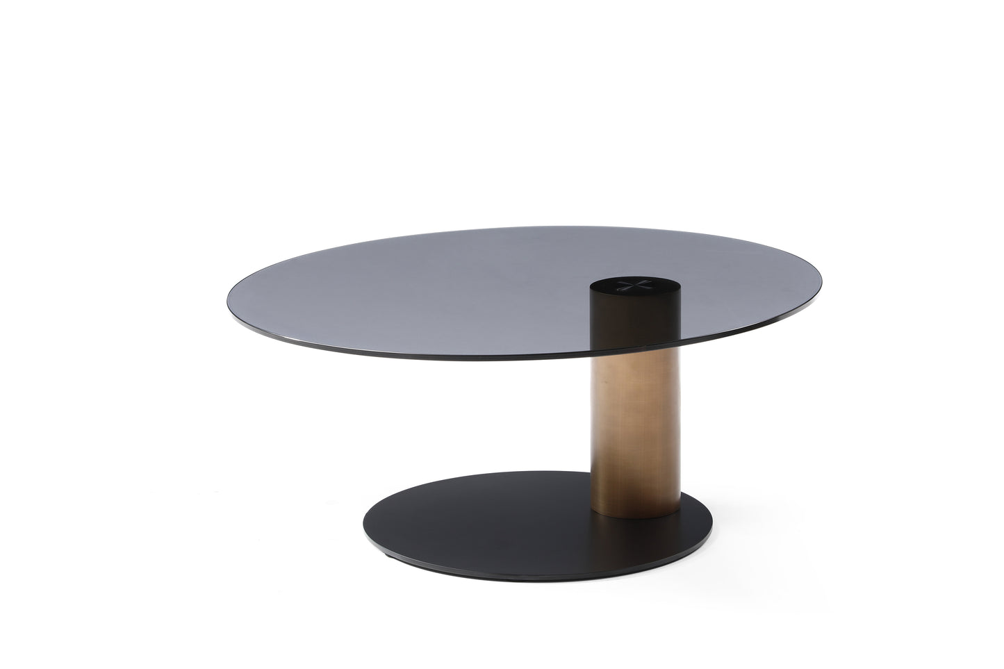 Whiteline Renata Coffee Table Set CT1932-BLK/BRZ