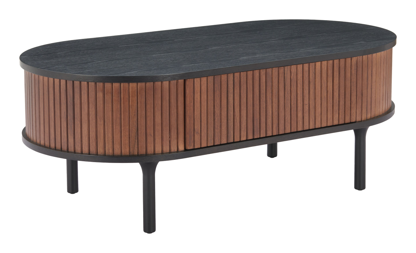 Zuo Koriana Coffee Table Black & Walnut 110298