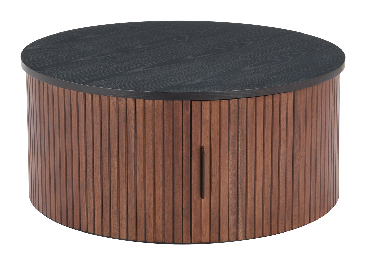 Zuo Nejaus Coffee Table Black & Walnut 110299