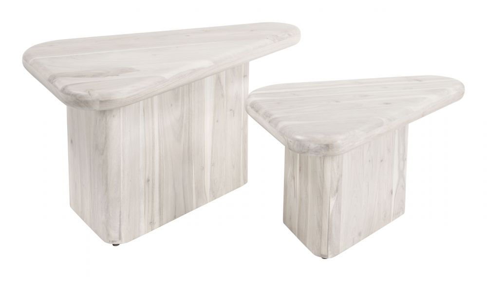 Zuo Navidic Coffee Table Set (2-Piece) Natural 109872