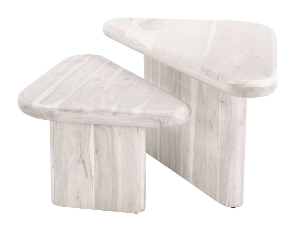 Zuo Navidic Coffee Table Set (2-Piece) Natural 109872