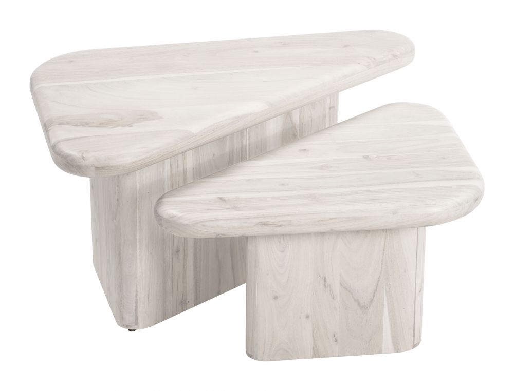 Zuo Navidic Coffee Table Set (2-Piece) Natural 109872