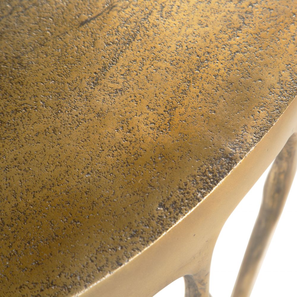 Zuo Drip Coffee Table Antique Brass 110150