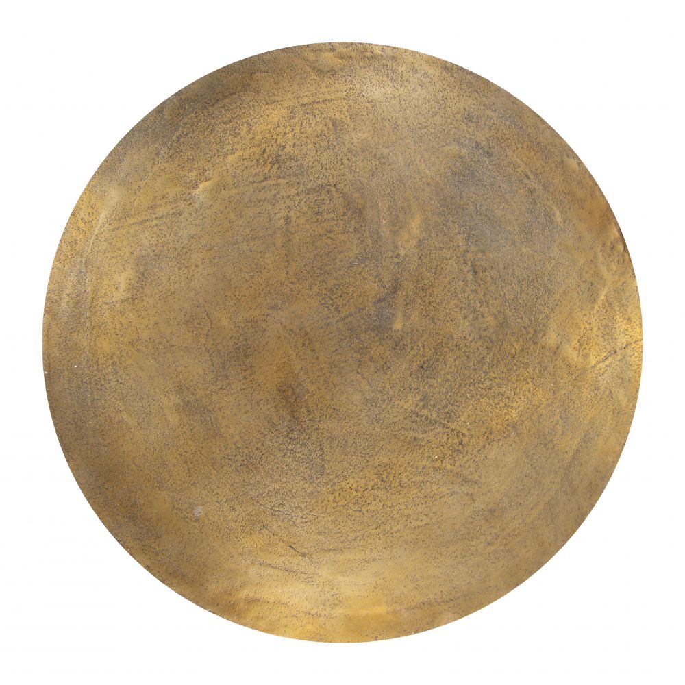 Zuo Drip Coffee Table Antique Brass 110150
